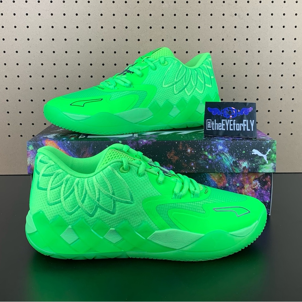 NEW Puma MB.01 Low Basketball Shoes “Green Gecko” LaMelo Ball 376941-07